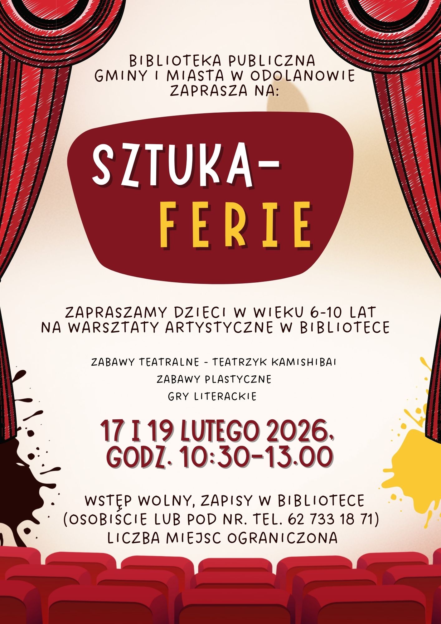 SZTUKA-FERIE w bibliotece